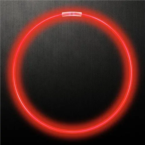 22" Supreme Red Glow Stick Necklace - Pack of 50 Necklaces