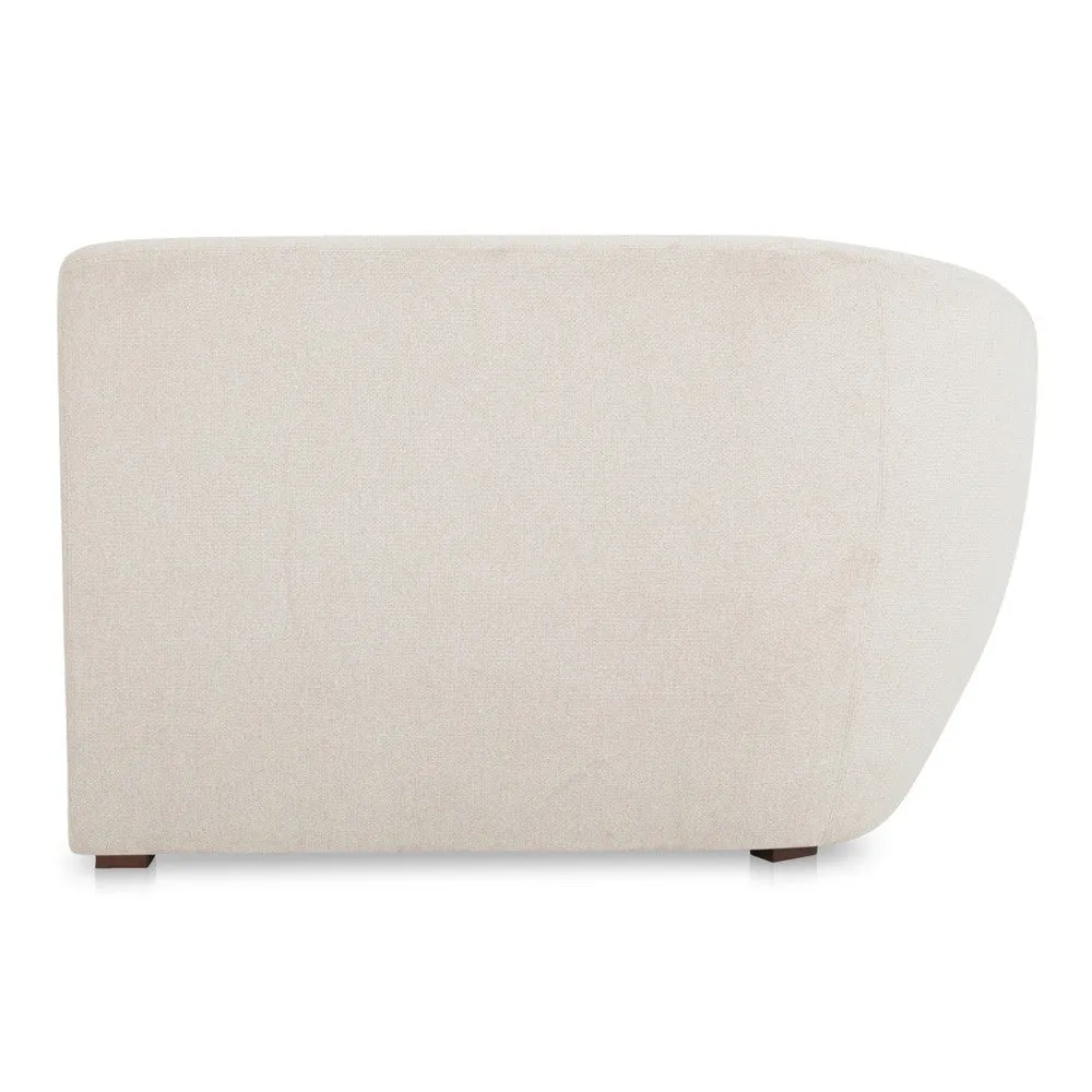Amelia Left Arm Facing Chaise Warm White