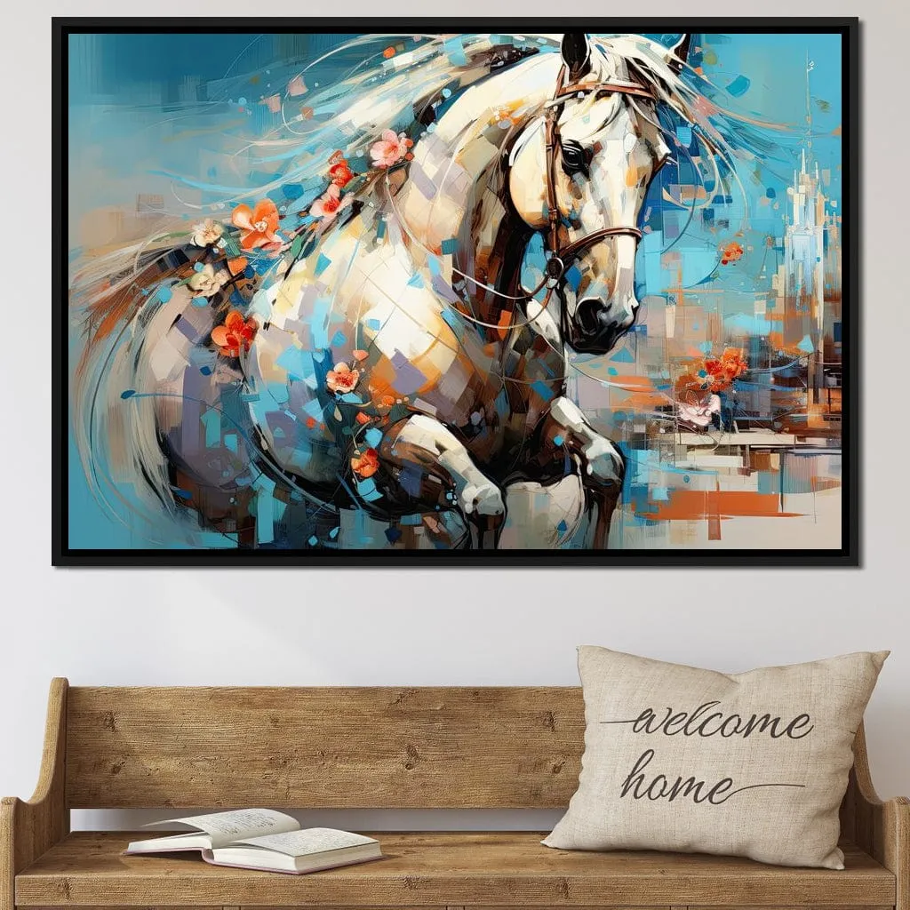 Azure Equine Blossom Glide