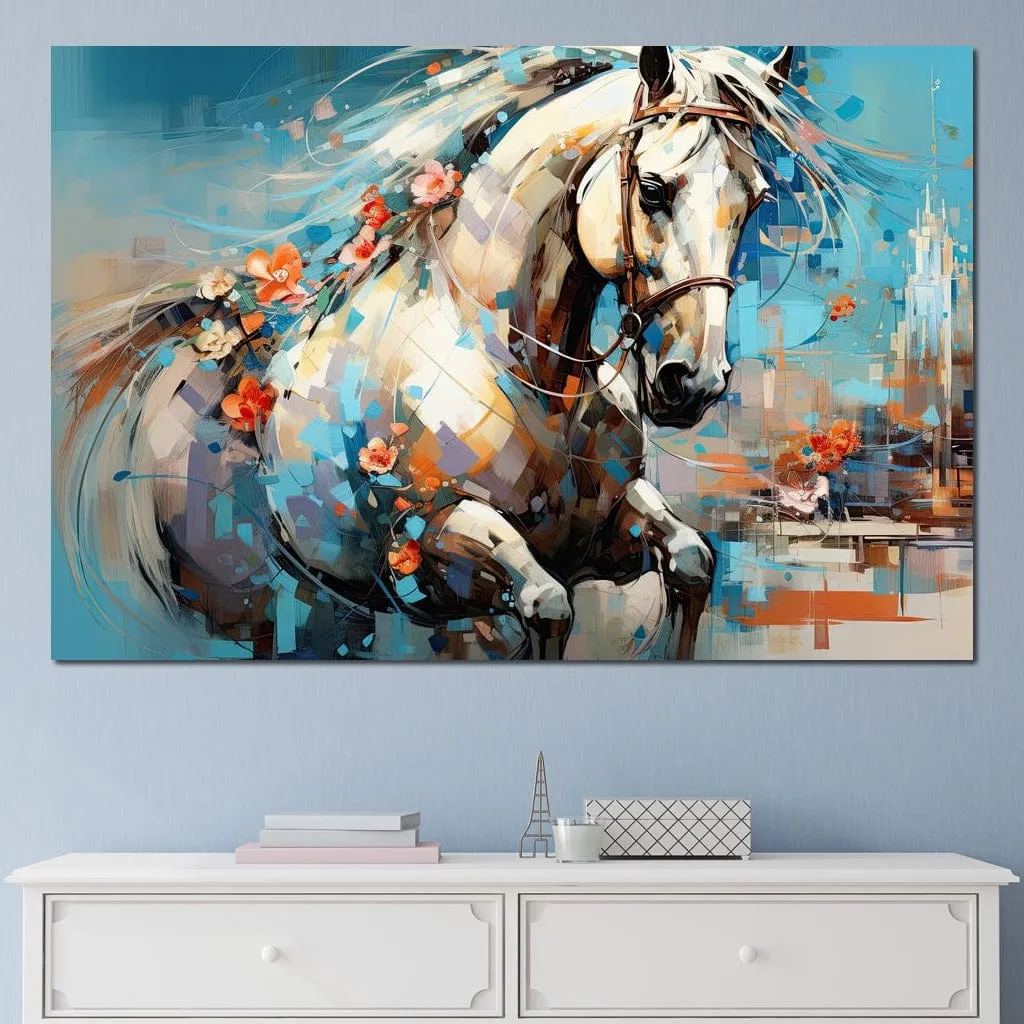 Azure Equine Blossom Glide