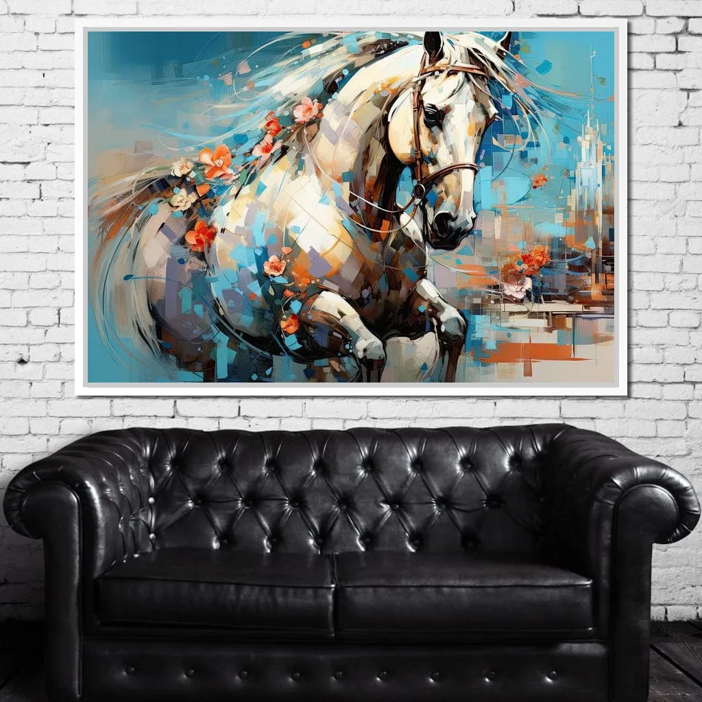 Azure Equine Blossom Glide