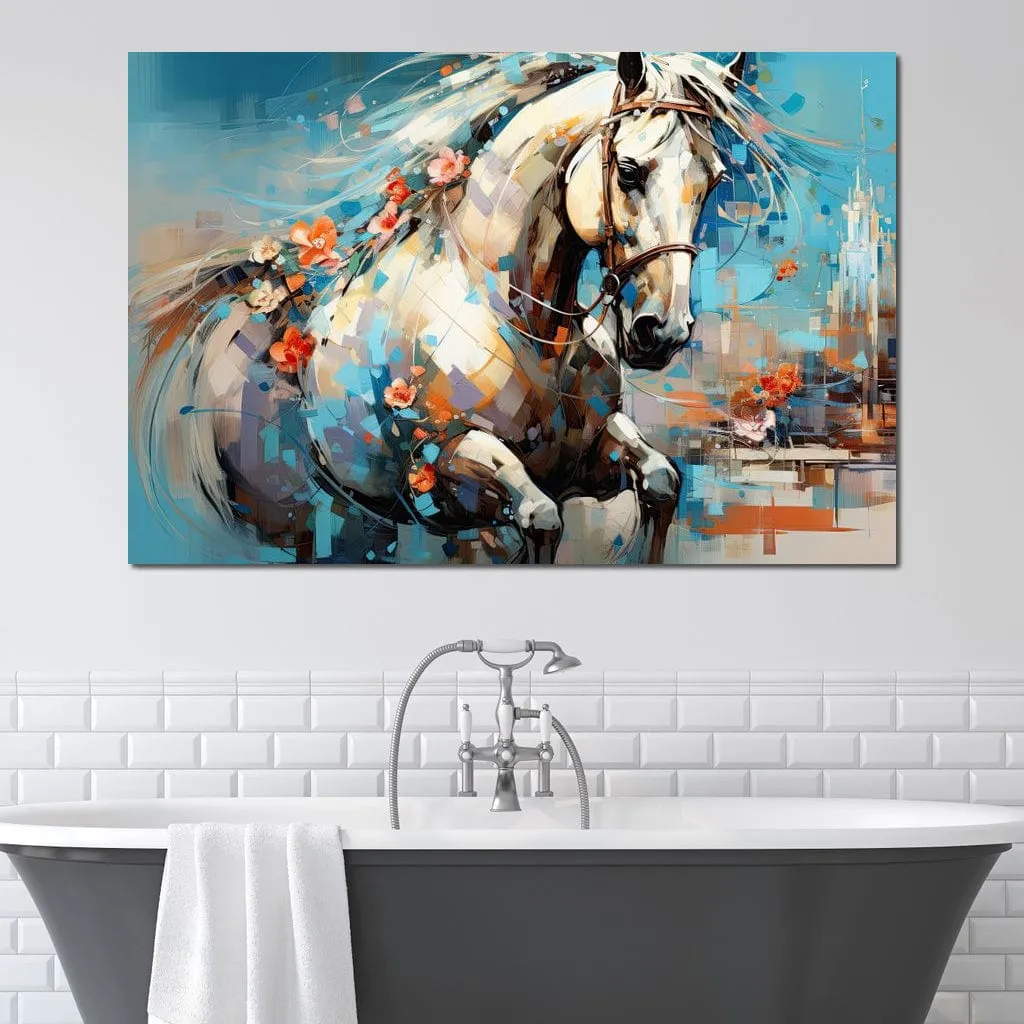 Azure Equine Blossom Glide