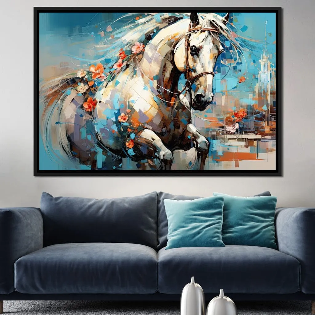Azure Equine Blossom Glide
