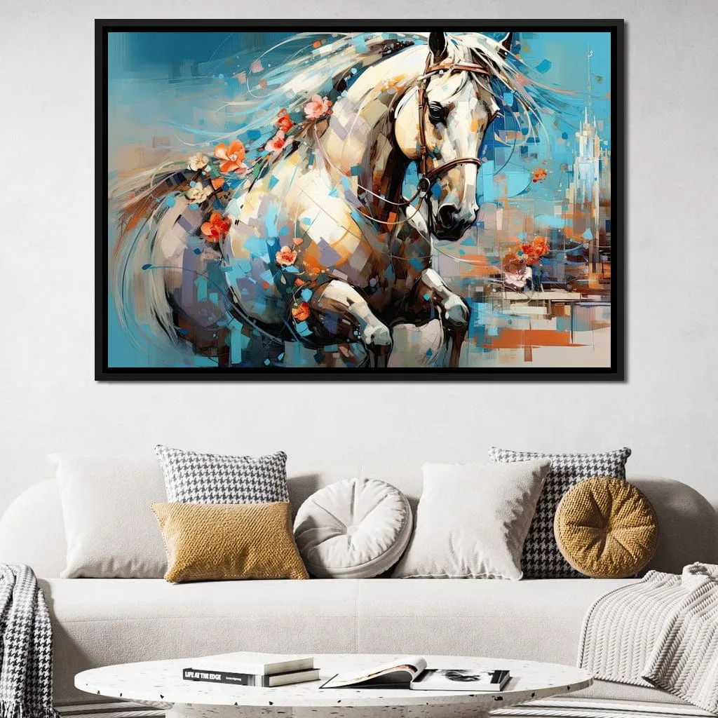 Azure Equine Blossom Glide