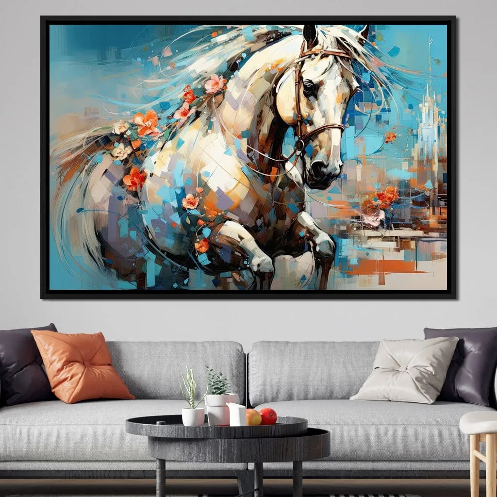 Azure Equine Blossom Glide