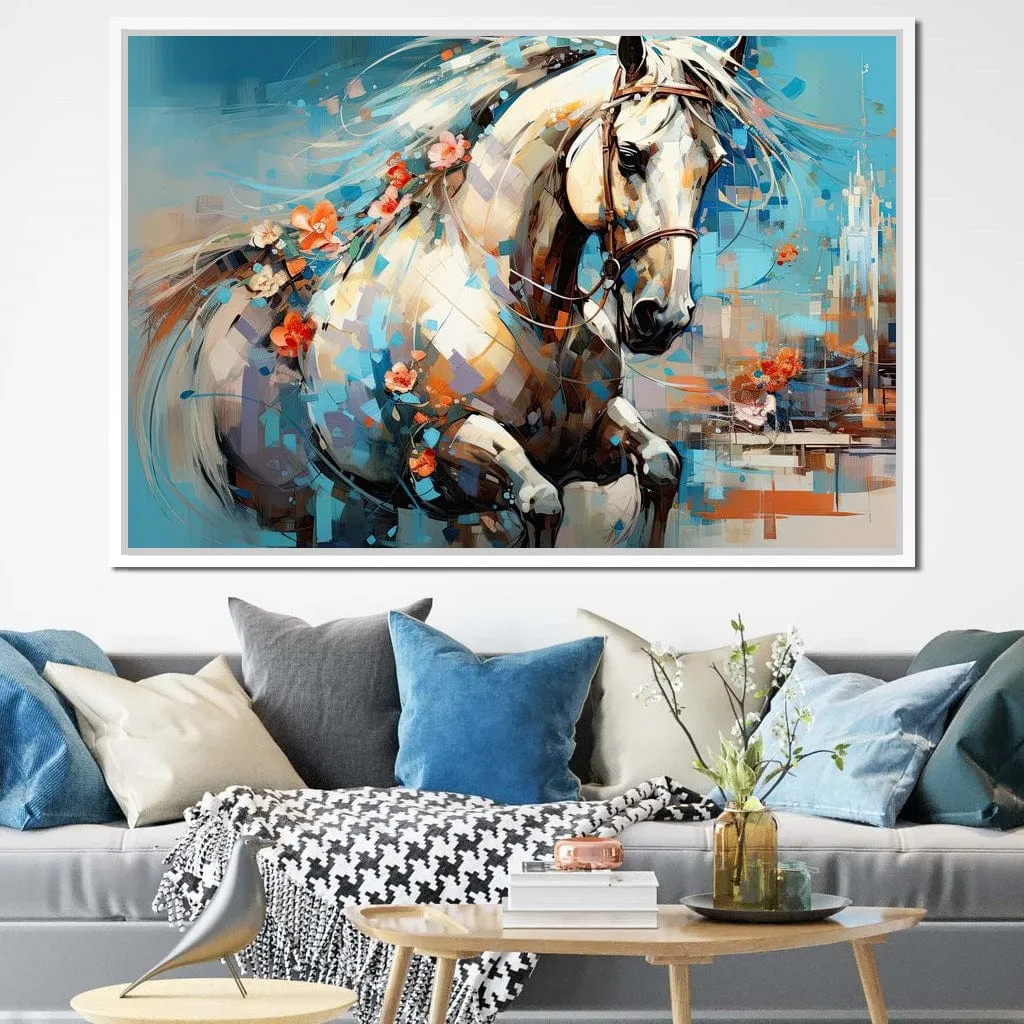 Azure Equine Blossom Glide