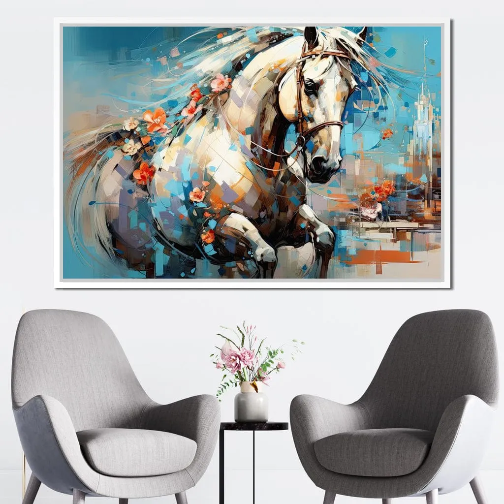 Azure Equine Blossom Glide