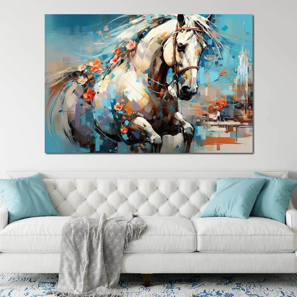 Azure Equine Blossom Glide