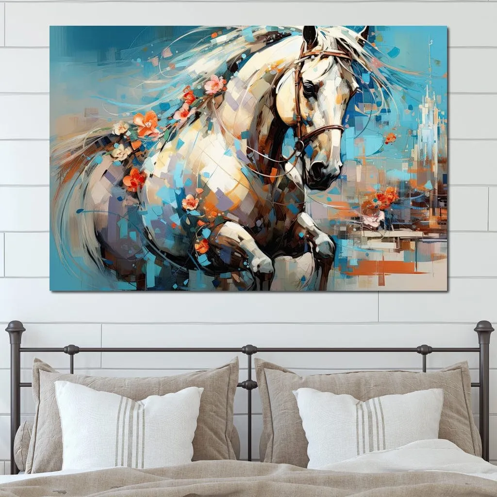 Azure Equine Blossom Glide