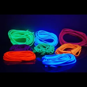 Blacklight Glow-Line Luminescent Rope 100 Ft. Roll