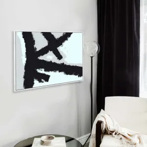 Blue Avenue Framed Canvas