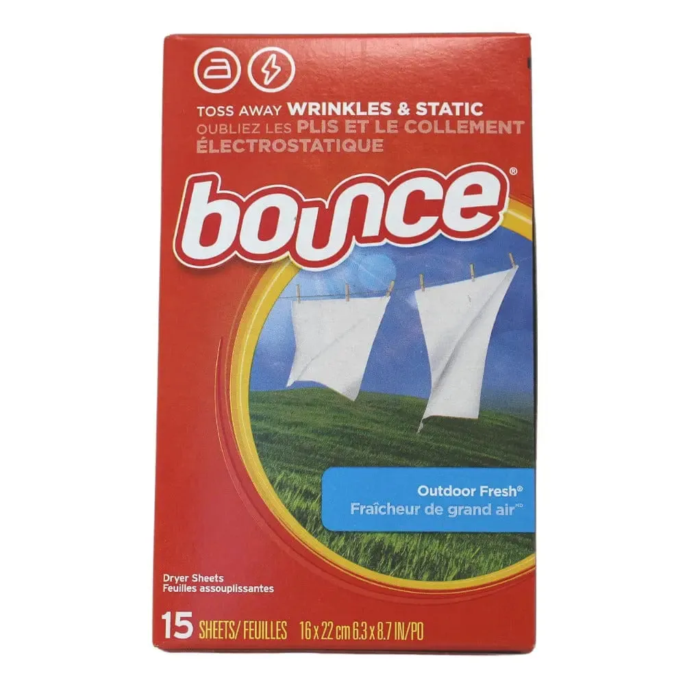 Bounce Outdoor Fresh Fabric Softener Sheets 15 Count