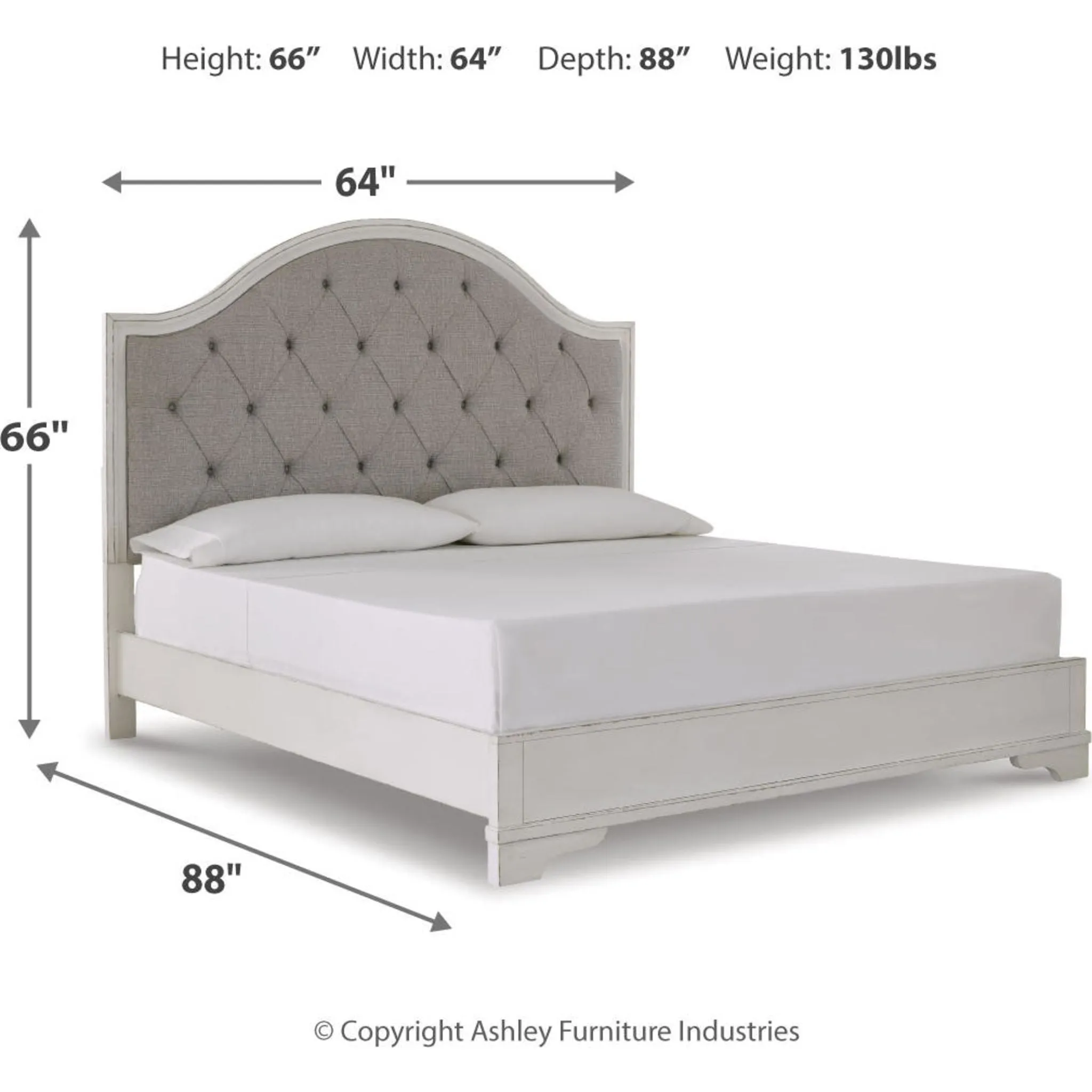 Brollyn 5 Piece Panel Bedroom