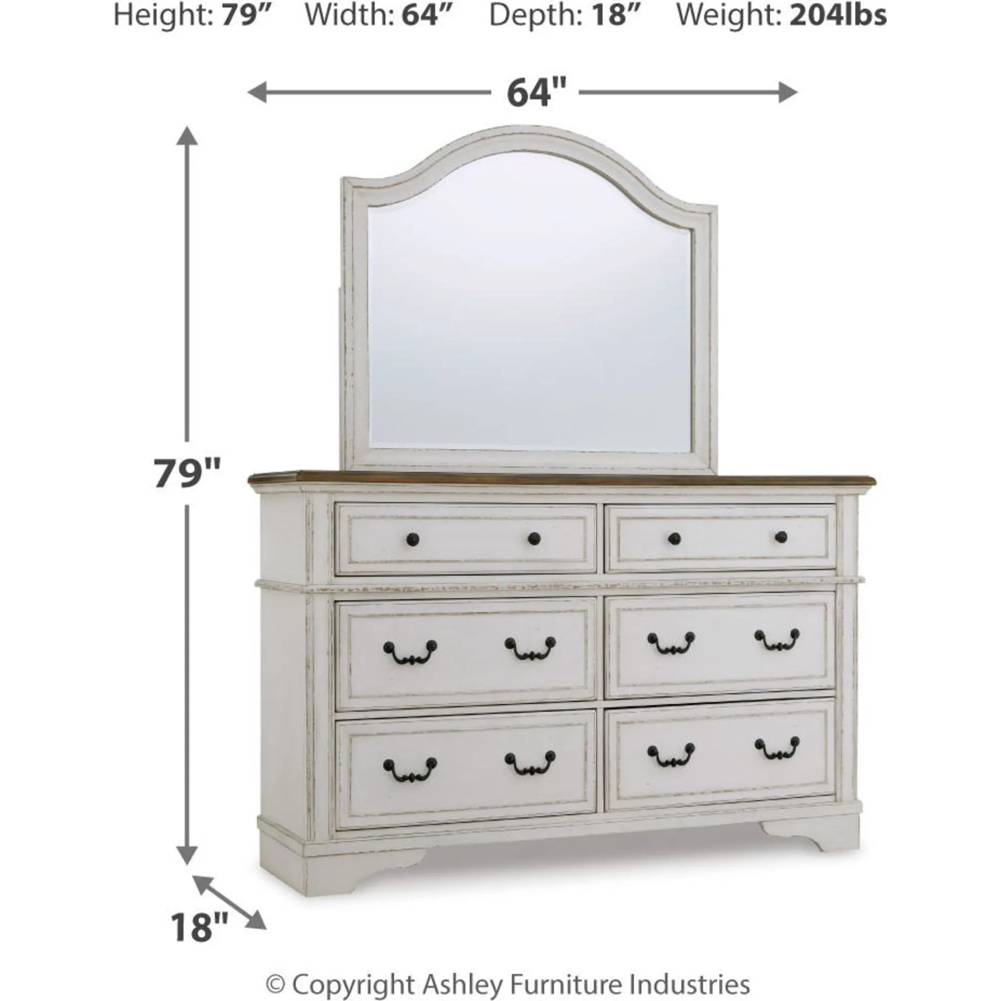 Brollyn 5 Piece Panel Bedroom