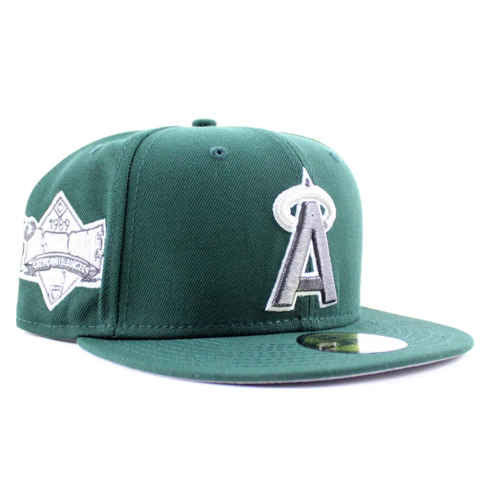 California Angels 1989 All-Star Game New Era 59Fifty Fitted Hat (GITD Dark Green Under Brim)
