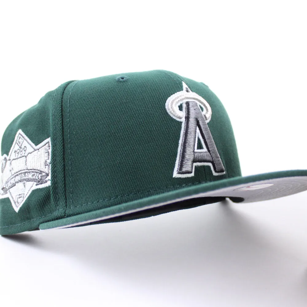 California Angels 1989 All-Star Game New Era 59Fifty Fitted Hat (GITD Dark Green Under Brim)