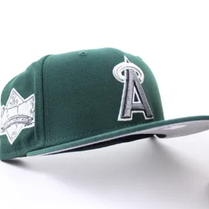 California Angels 1989 All-Star Game New Era 59Fifty Fitted Hat (GITD Dark Green Under Brim)
