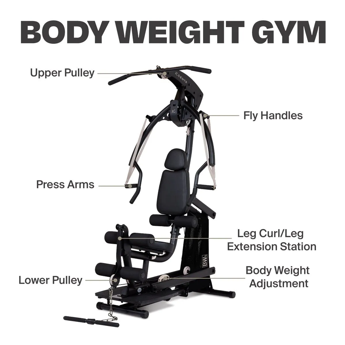 Centr Body Weight Home Gym Machine