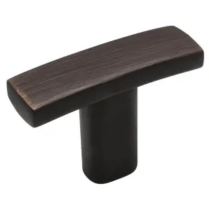 Cosmas 2363ORB Oil Rubbed Bronze Subtle Arch Cabinet T Knob