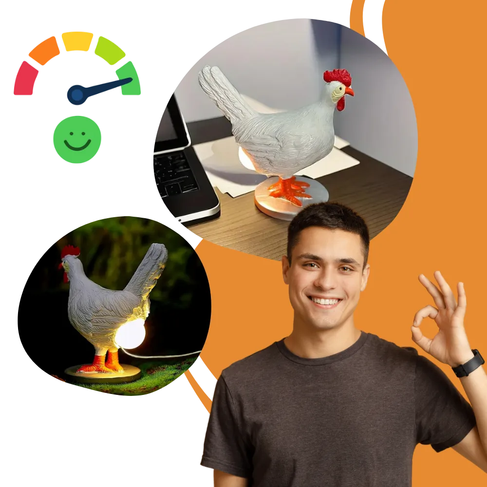 Cozy Chicken Egg Lamp