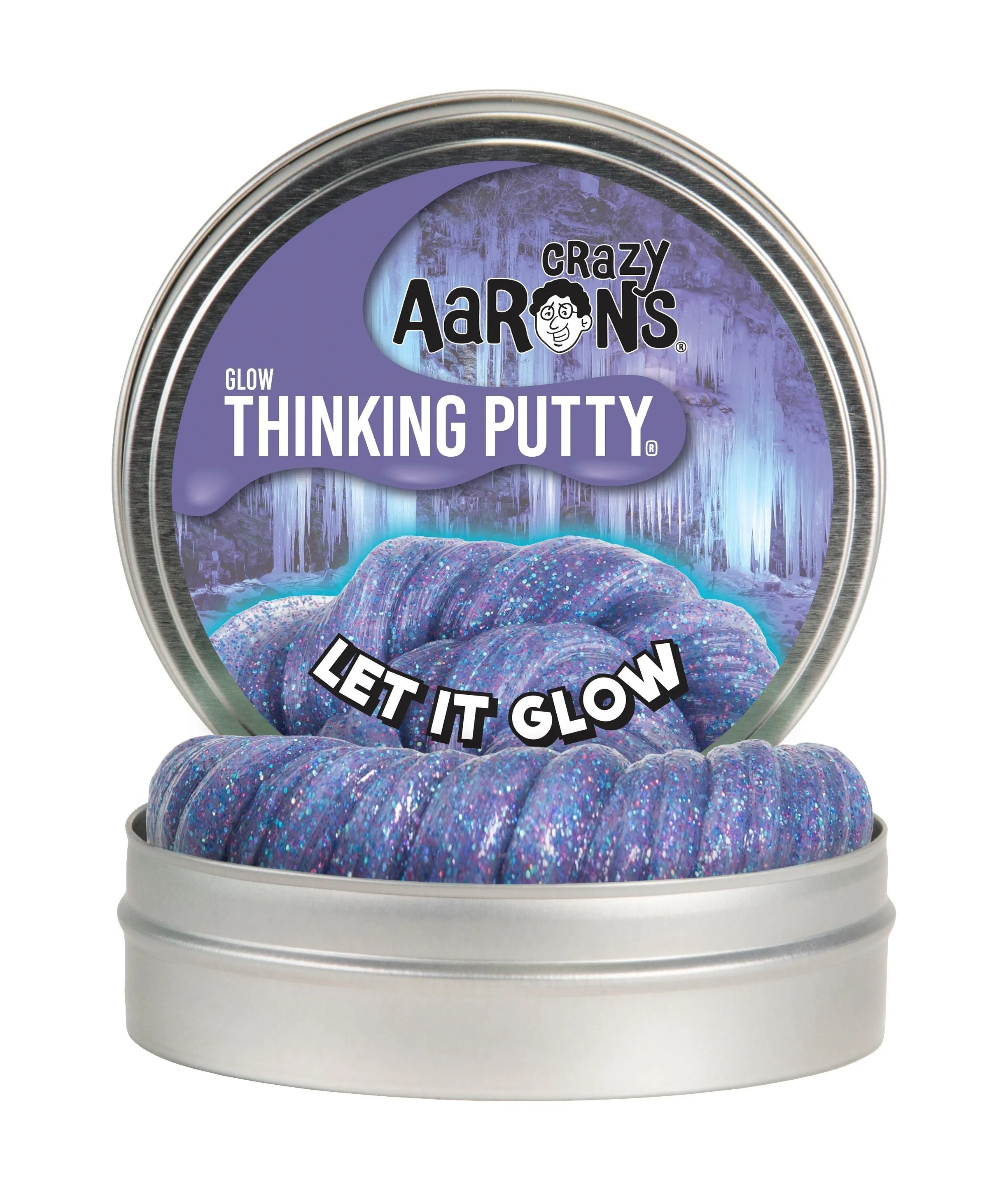 CRAZY AARON'S GLOWS IN THE DARK LET IT GLOW PUTTY