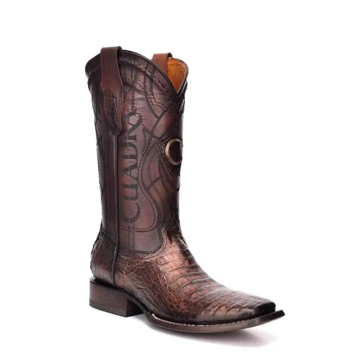 Cuadra Men's Fuscus Paris Cafe Caiman Laser & Embroidery Boot