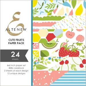 Cute Fruits 6x6 Paper Pack