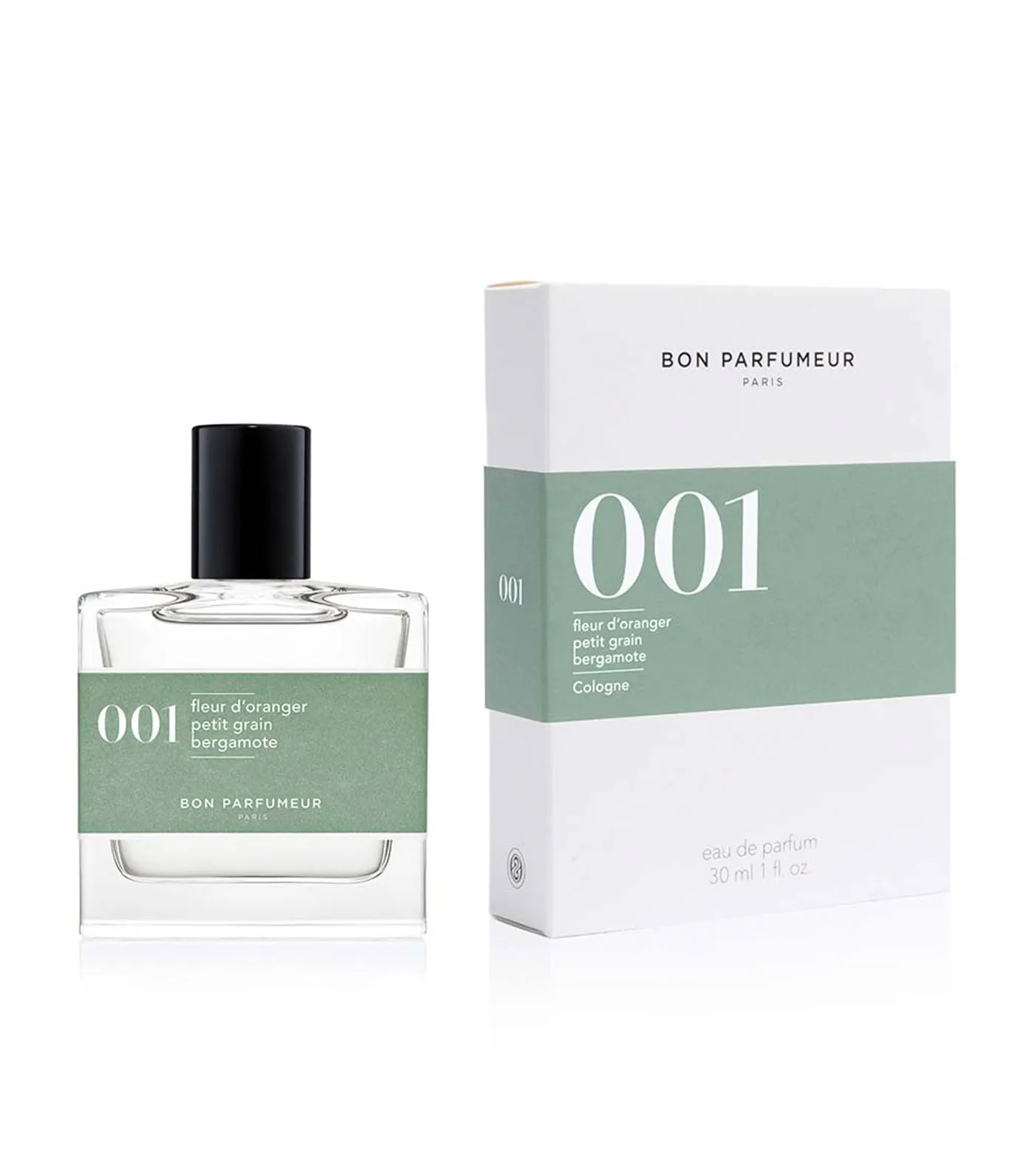 Eau de parfum 001 : orange blossom, petitgrain and bergamot