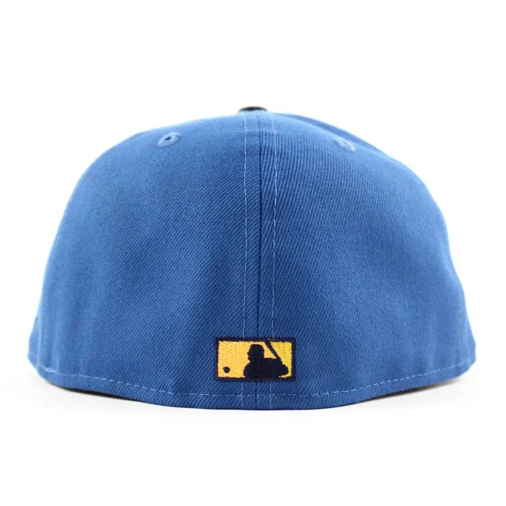 Florida Marlins 25th Anniversary New Era 59Fifty Fitted Hat (Glow in the Dark SeaShore Oceanside Gray Under brim)