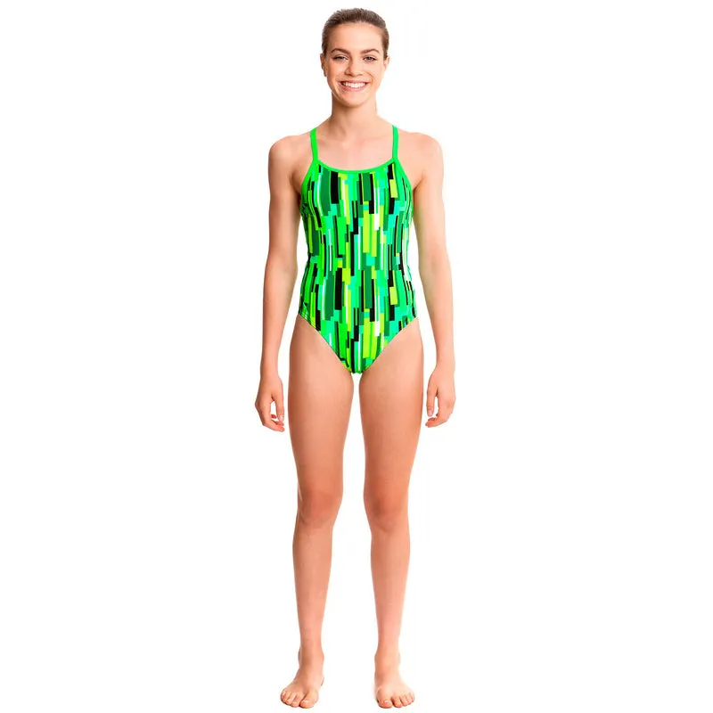 Funkita - Acid Rain - Girls Diamond Back One Piece