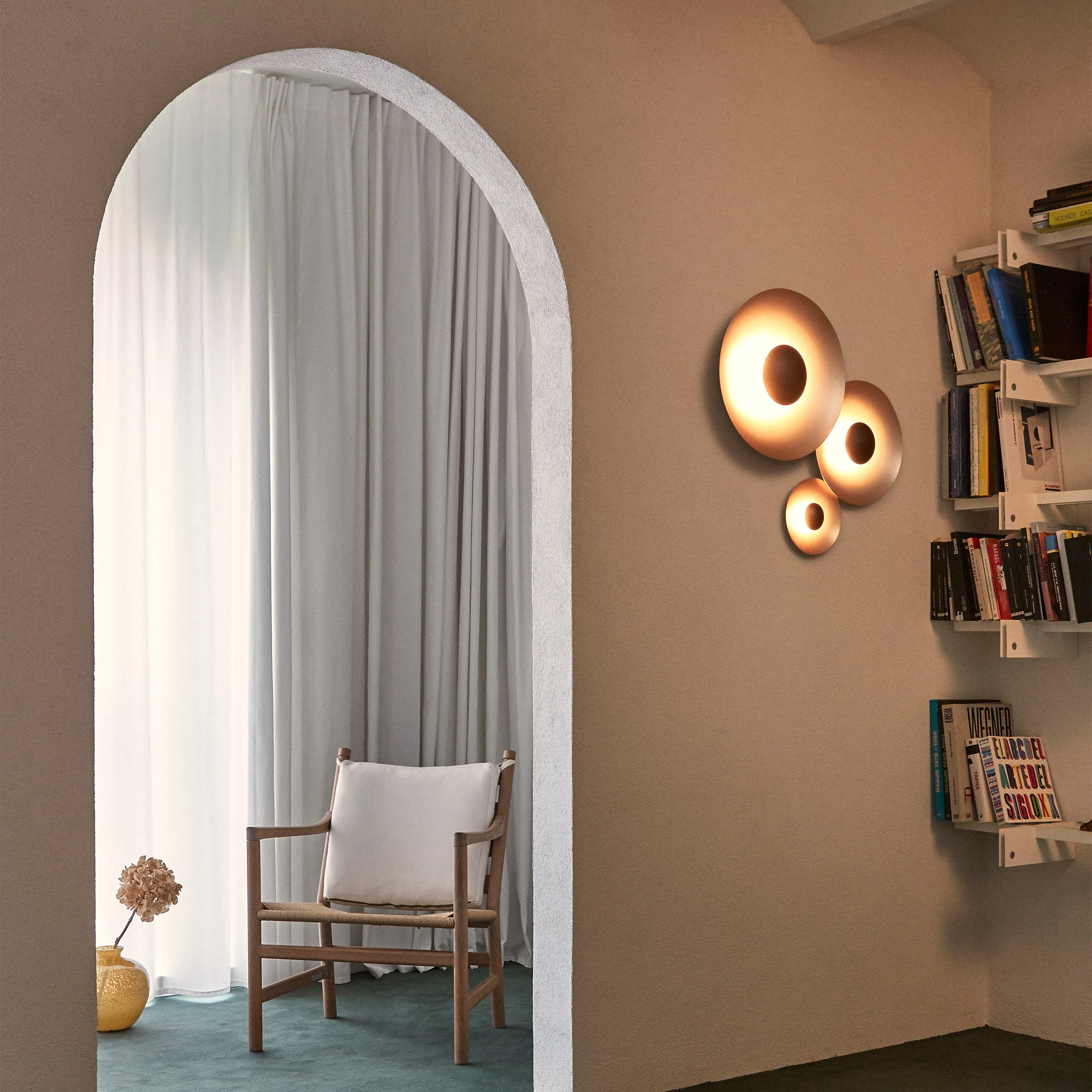 Ginger LED Flush Mount Wall Light