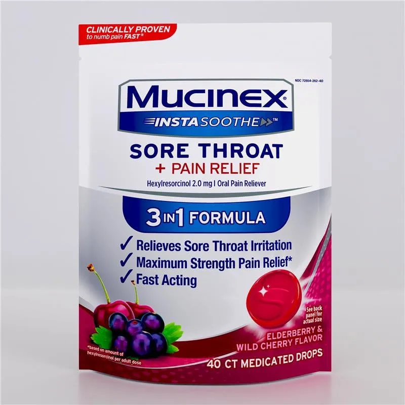 InstaSoothe™ Sore Throat   Pain Relief Drops