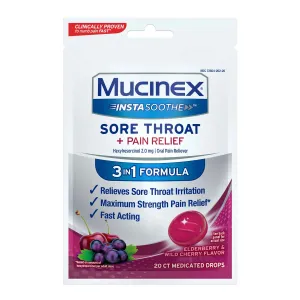 InstaSoothe™ Sore Throat   Pain Relief Drops