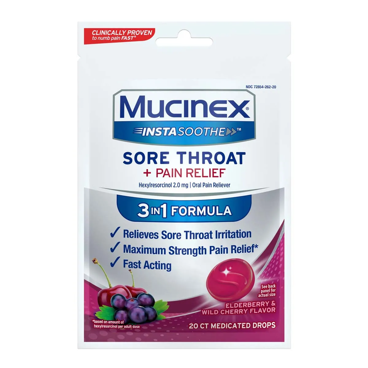 InstaSoothe™ Sore Throat   Pain Relief Drops