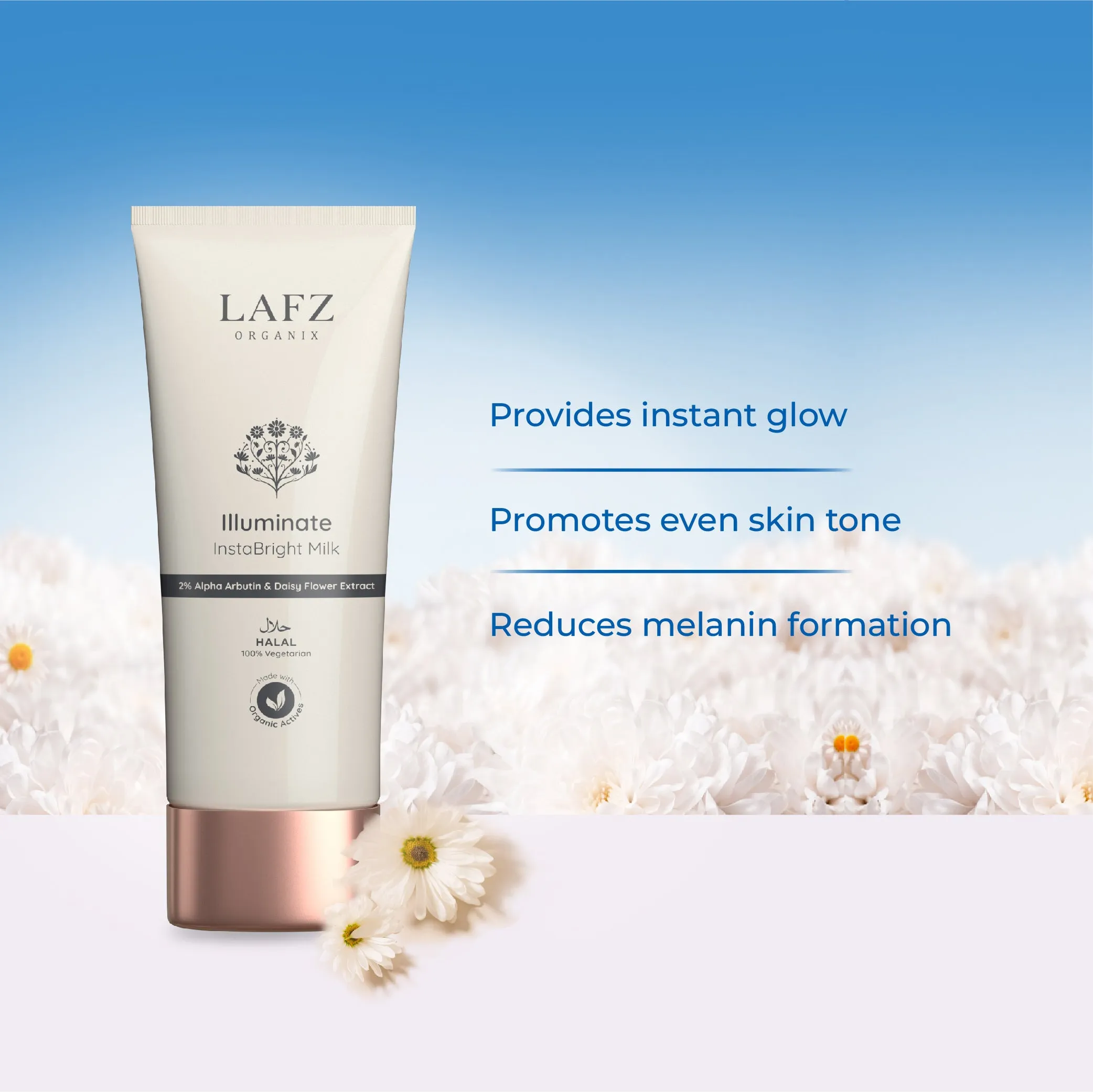 Lafz Illuminate Instant Bright Milk Fairness Cream