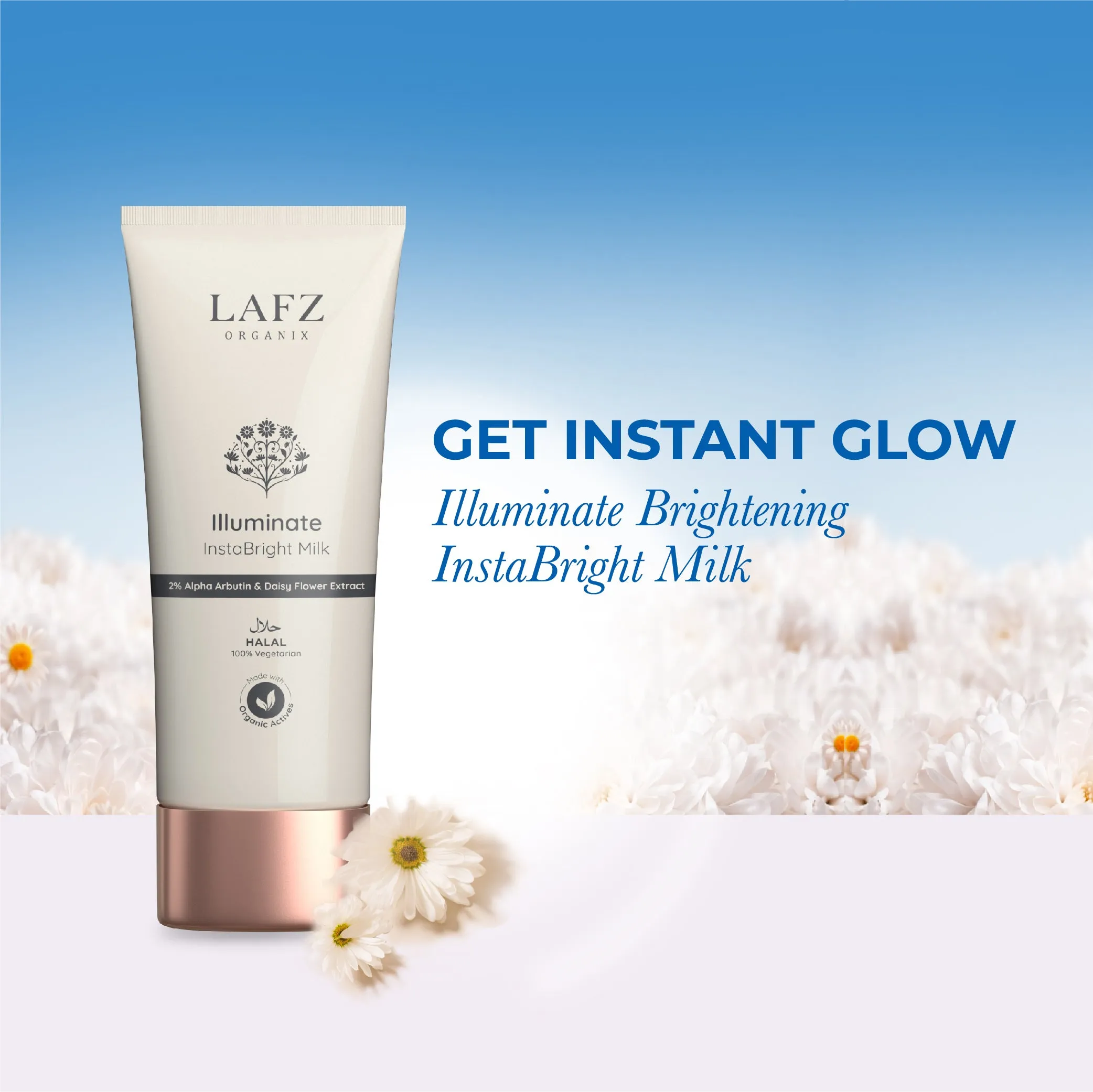 Lafz Illuminate Instant Bright Milk Fairness Cream