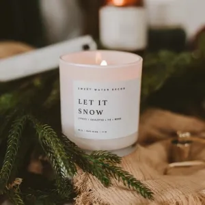 Let It Snow 11 oz Soy Candle