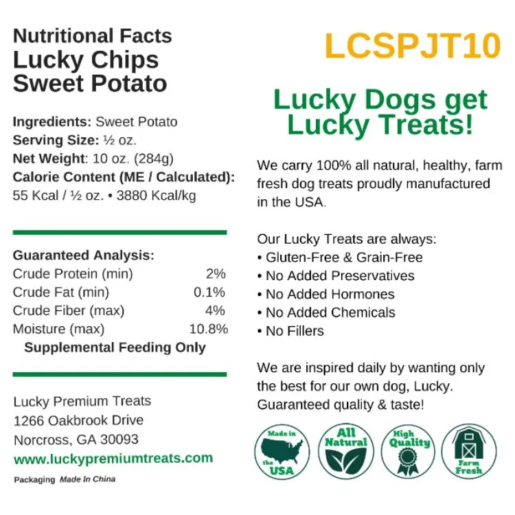 Lucky Chips Sweet Potato