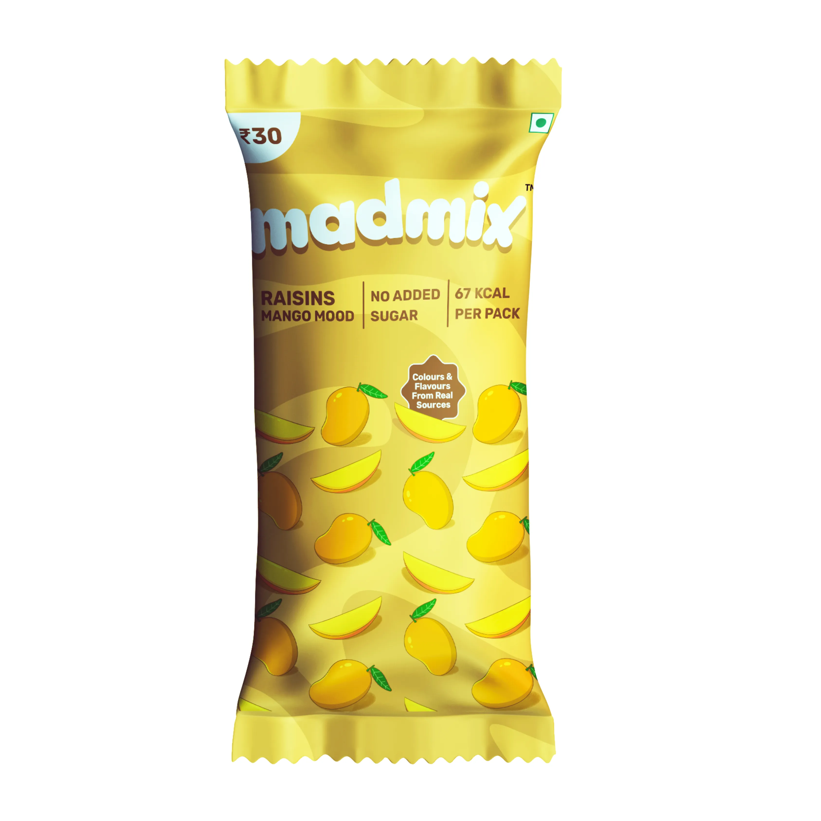 Madmix Raisins Mango Pack of 10 | 15 Grams Each