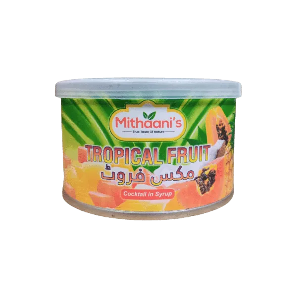 MITHAANI'S TROPICAL FRUIT COCKTAIL IN SYRUP 227GM