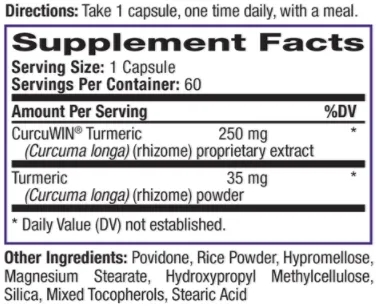 Natrol Extra Strength Turmeric (60 Capsules)