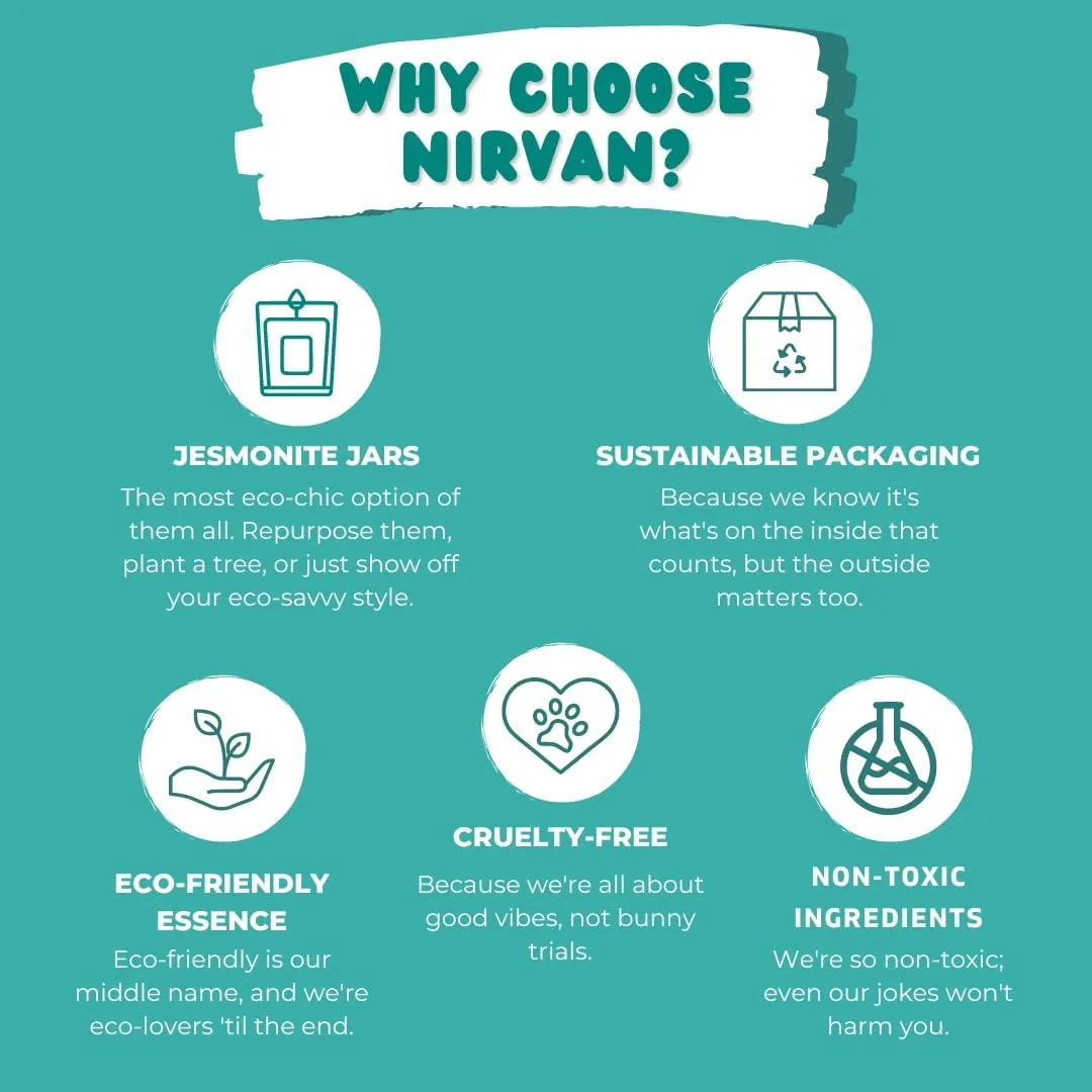 Nirvan Spiced Vanilla Scented Candle, Fragrance of Vanilla, Cinnamon & Anise, 250gm of Soy Wax, Up to 50 Hours, Eco-Friendly O.G. Aesthetic Jar