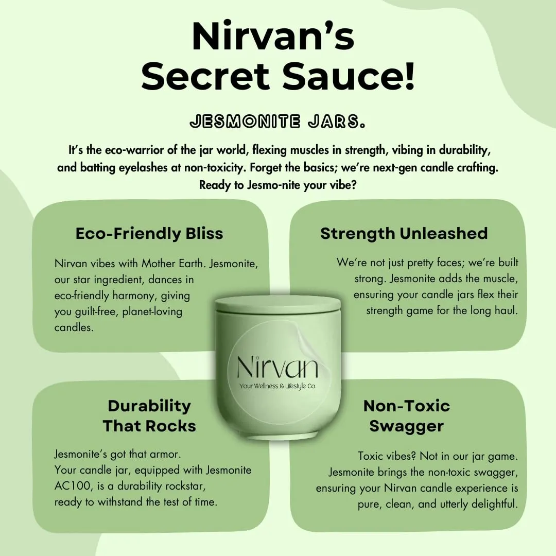 Nirvan Spiced Vanilla Scented Candle, Fragrance of Vanilla, Cinnamon & Anise, 250gm of Soy Wax, Up to 50 Hours, Eco-Friendly O.G. Aesthetic Jar