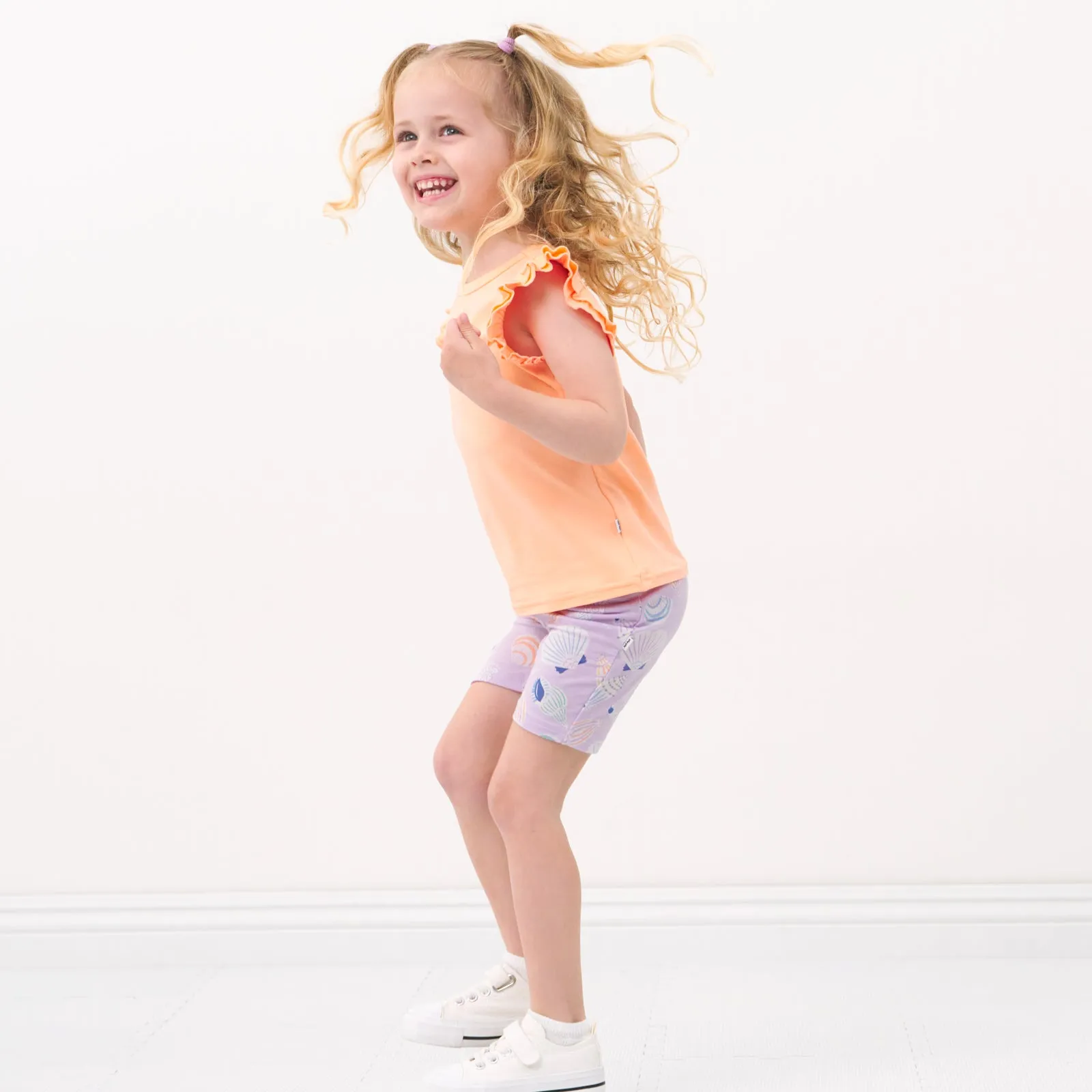 Peach Nectar Flutter Tee