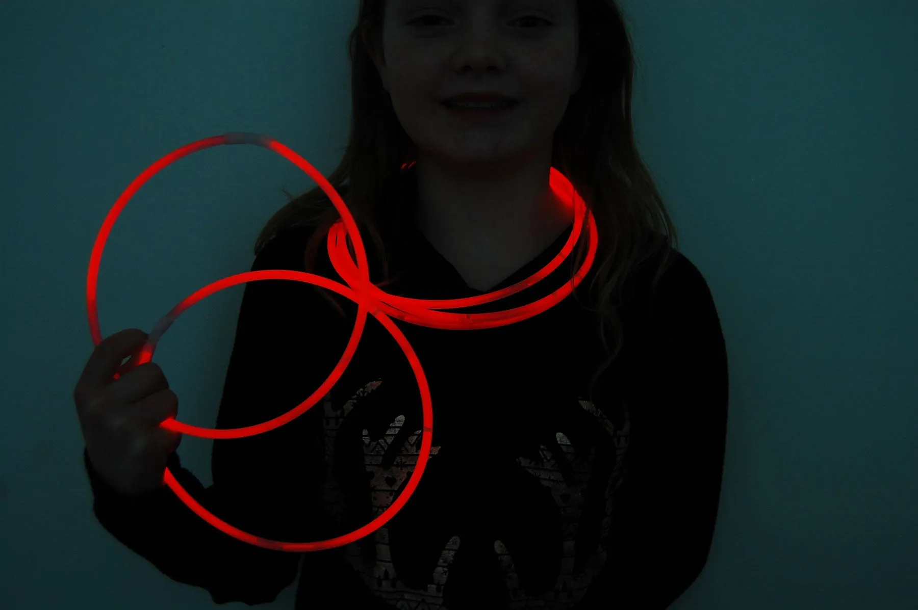 Premium Jumbo Red Glow Necklaces- 50 per package