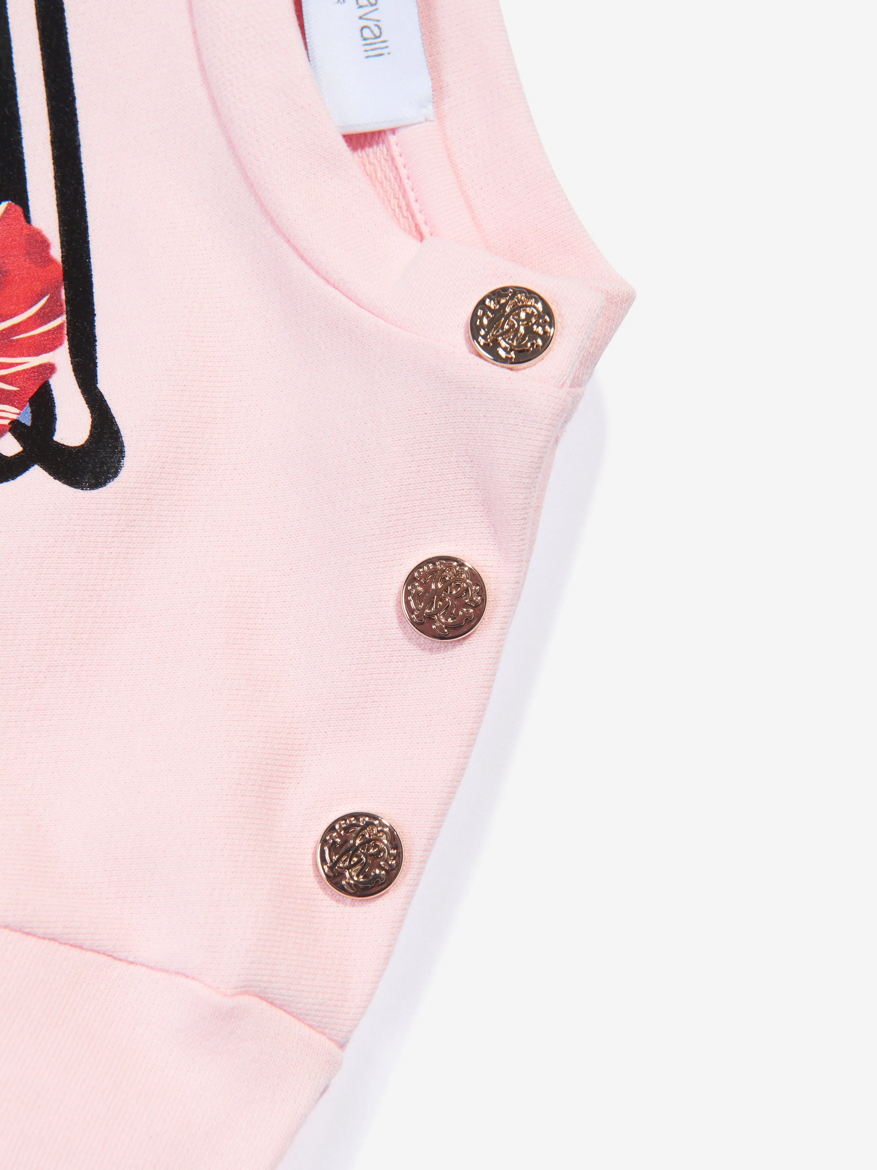 Roberto Cavalli Girls Heritage Sweatshirt in Pink