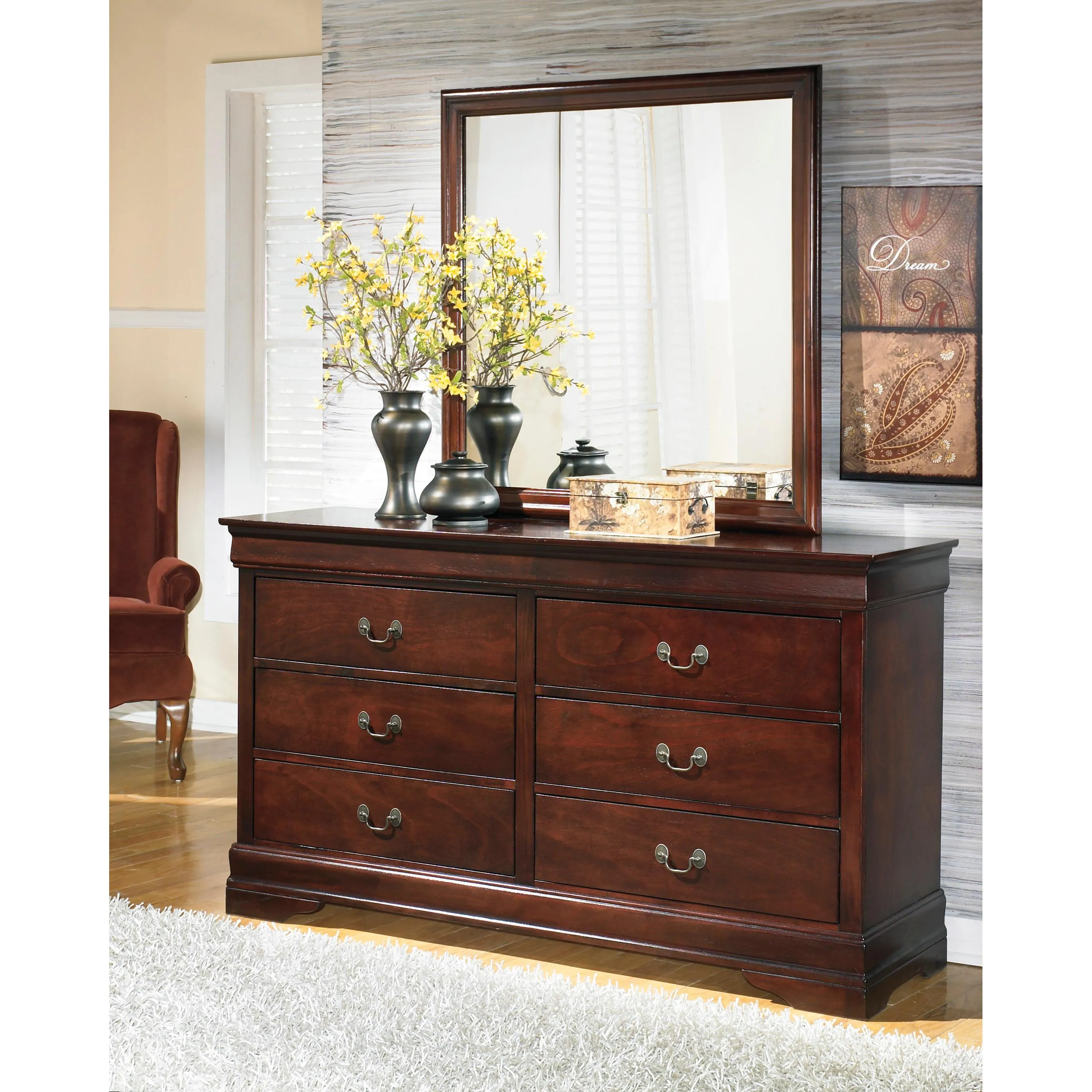 Signature Design by Ashley Alisdair B376B18 6 pc King Sleigh Bedroom Set