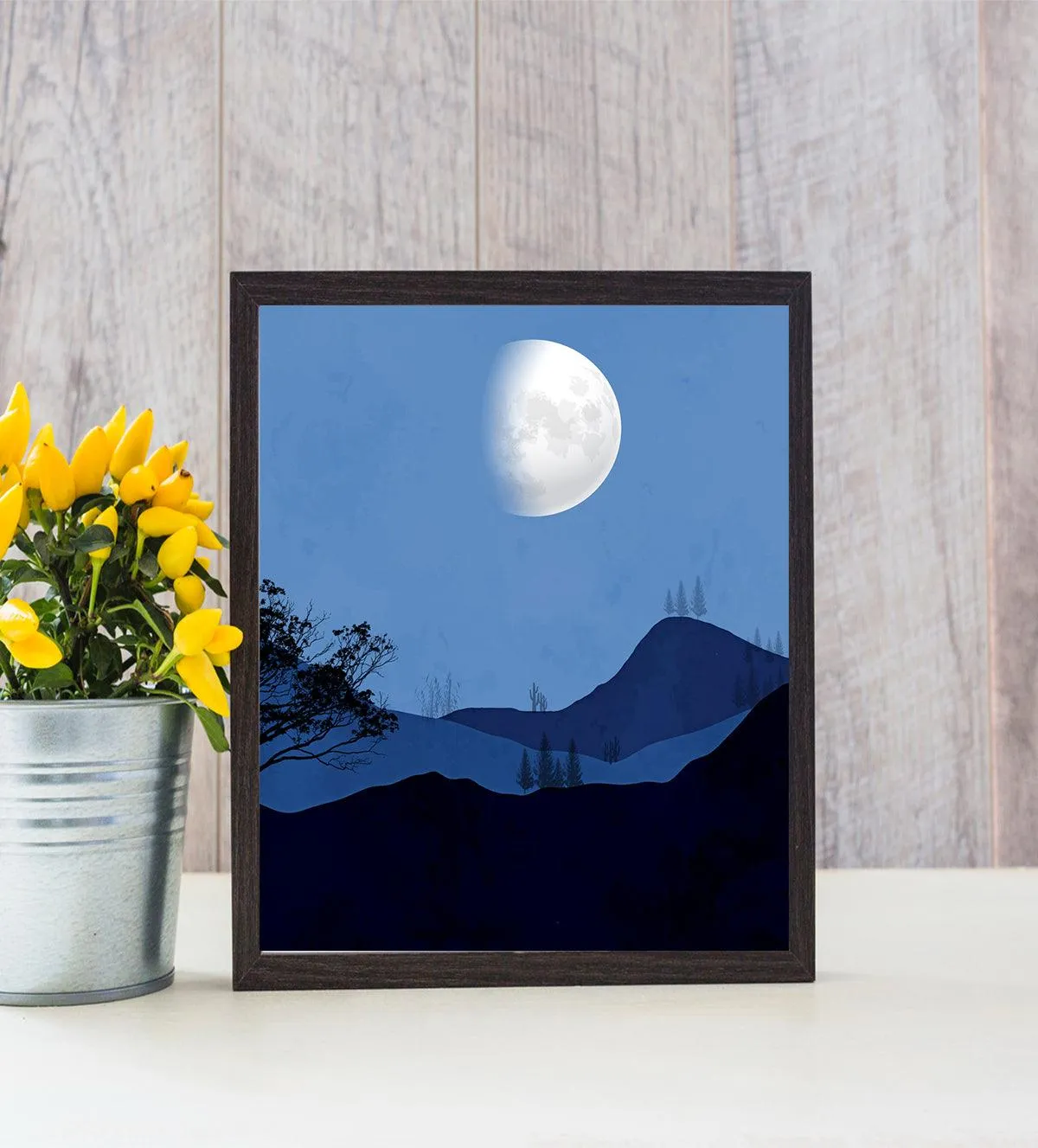 Silent Peaks: A Moonlit Escape