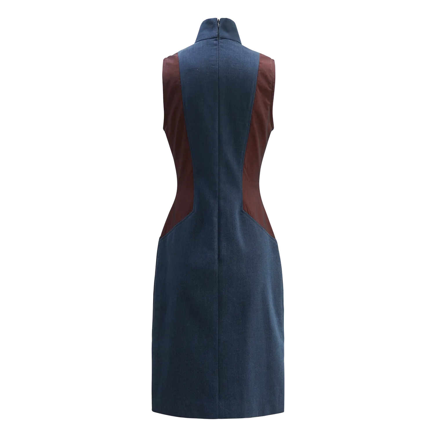 SPARKLE BY KAREN CHAN x  HK Heritage Museum【HK CLASSIC】Eco-Denim Cheongsam (Sleeveless / Regular Fit)