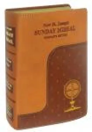 St Joseph Sunday Missal Brown Imitation Leather